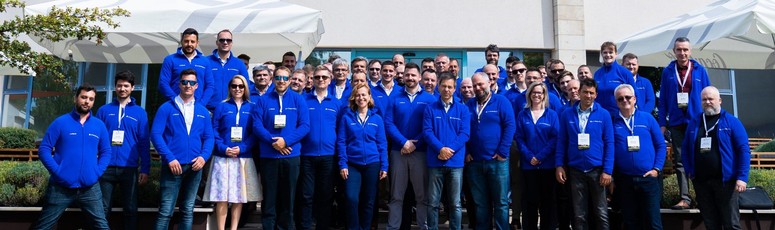 Yellow Cube team and partners gathered together
