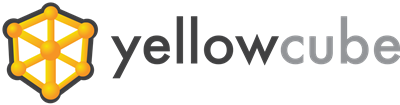 The cybersecurity experts. Yellow Cube Logo